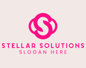 Pink Boutique Letter S  logo design