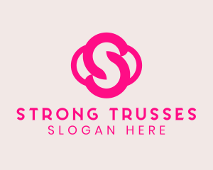 Pink Boutique Letter S  logo design