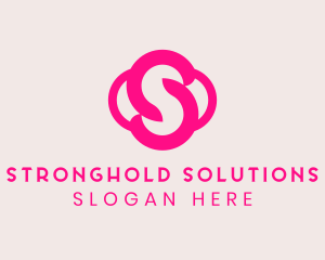 Pink Boutique Letter S  logo design