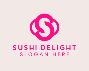 Pink Boutique Letter S  logo design