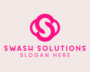 Pink Boutique Letter S  logo design