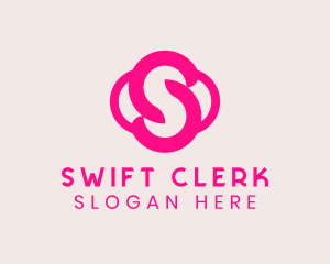 Pink Boutique Letter S  logo design