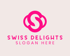 Pink Boutique Letter S  logo design