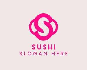 Pink Boutique Letter S  logo design