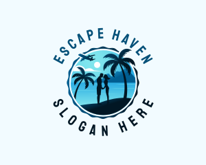 Getaway - Tropical Beach Getaway logo design