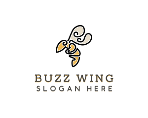 Wasp Insect Animal logo design
