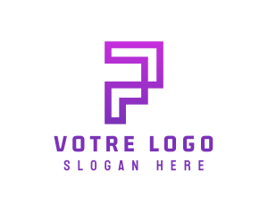 Violet - Violet Digital P logo design