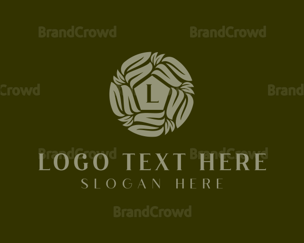 Herbal Garden Leaf Logo