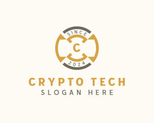Cryptocurrency - Cryptocurrency Digital Fintech logo design