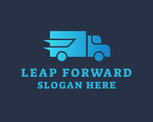 Fast Forwarding Truck  logo design