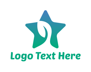 Salad - Eco Star Leaf logo design