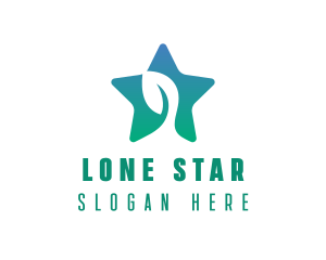 Eco Star Leaf logo design