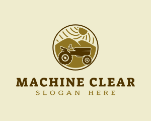 Agriculture Tractor Vehicle Logo