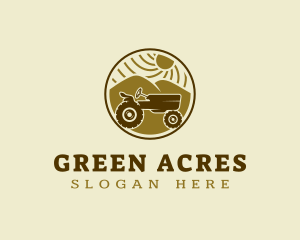 Agricultural - Agriculture Tractor Vehicle logo design