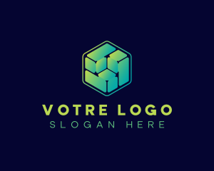 Web Developer - Digital Technology Cube logo design