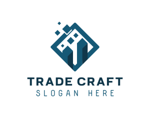 Trade - Finance Trading Graph logo design