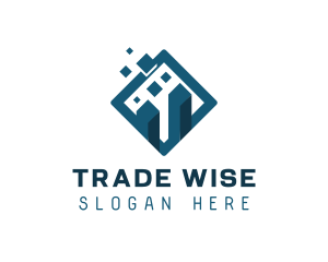 Finance Trading Graph logo design