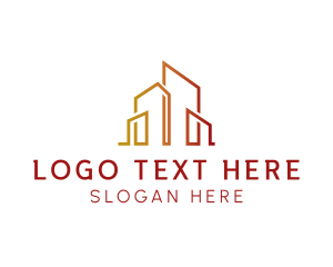 Geometrical - Building Real Estate Company logo design
