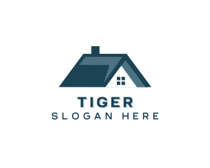 Roof - Subdivision Home Roofing logo design