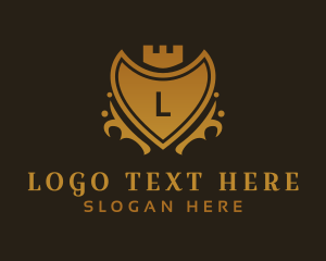 University - Golden Shield Enterprise logo design