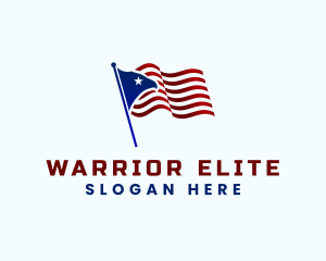 Republican - American Flag Eagle logo design