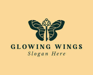 Boutique Key Wings logo design