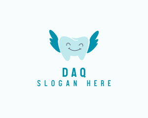 Smiling Tooth Wings Logo
