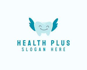 Smiling Tooth Wings logo design