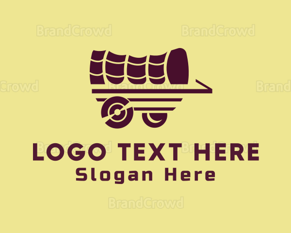 Wooden Wagon Carriage Logo