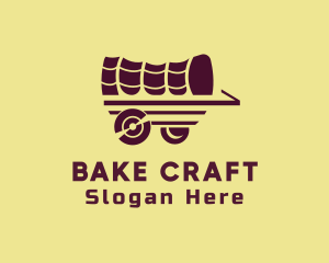 Wooden Wagon Carriage logo design