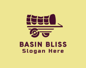 Wooden Wagon Carriage logo design