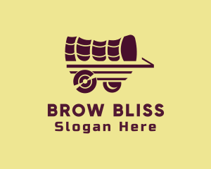 Wooden Wagon Carriage logo design