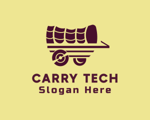 Carry - Wooden Wagon Carriage logo design