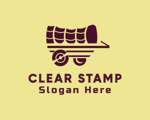 Wooden Wagon Carriage logo design