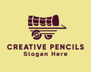 Wooden Wagon Carriage logo design