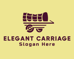 Carriage - Wooden Wagon Carriage logo design