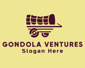 Wooden Wagon Carriage logo design