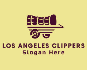 Wooden Wagon Carriage logo design