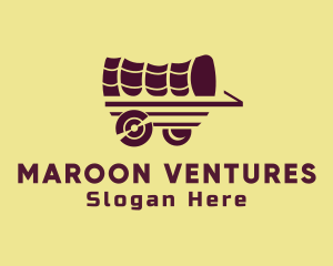 Maroon - Wooden Wagon Carriage logo design