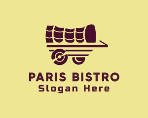 Wooden Wagon Carriage logo design