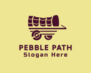 Wooden Wagon Carriage logo design