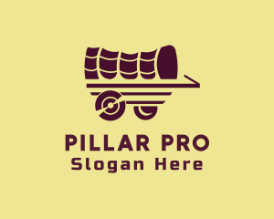 Wooden Wagon Carriage logo design