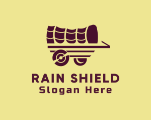 Wooden Wagon Carriage logo design