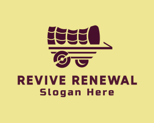 Wooden Wagon Carriage logo design