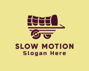 Wooden Wagon Carriage logo design