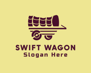 Wagon - Wooden Wagon Carriage logo design