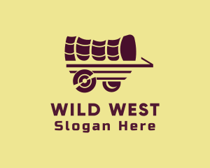 Wooden Wagon Carriage logo design