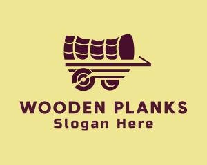 Wooden Wagon Carriage logo design