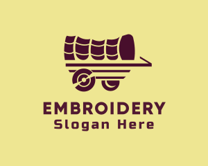 Wooden Wagon Carriage logo design