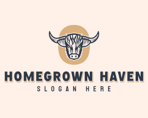 Ox Bull Homesteading logo design